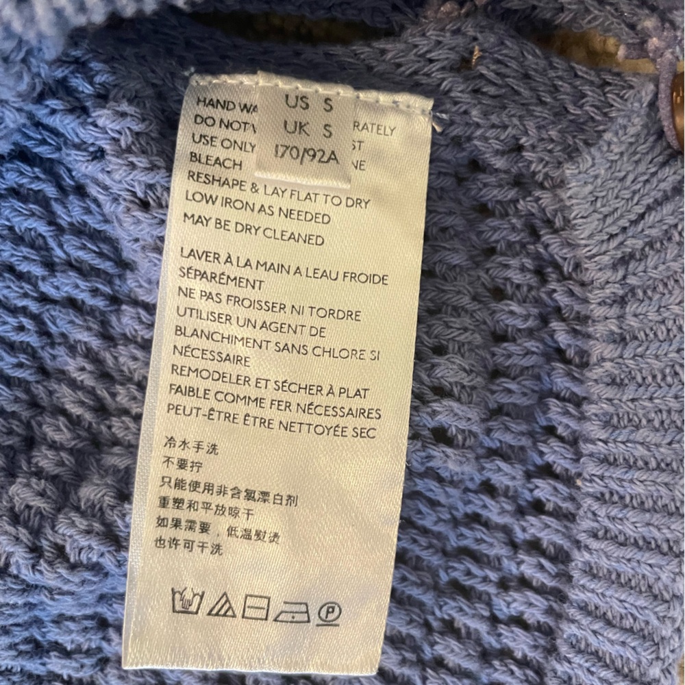 Free People Love Me Fauxchet Sweaters; size S - Picture 4 of 5